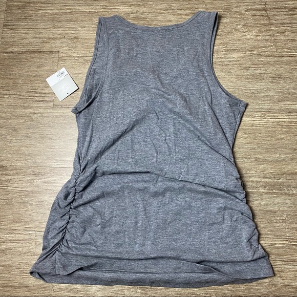 a:glow Maternity Essential Sleeveless Gray Tank - Picture 2 of 2